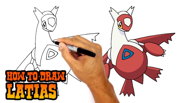 How to Draw Latias | Pokemon