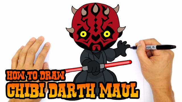 How to Draw Chibi Darth Maul Chibi | ...