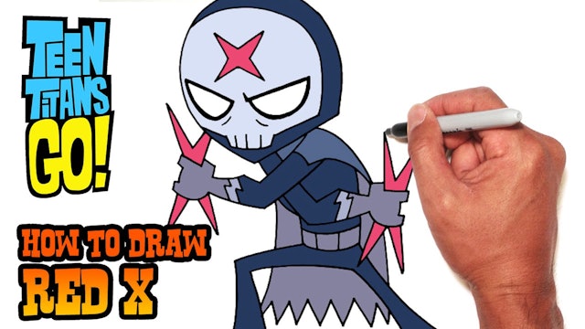How to Draw Red X | Teen Titans GO!