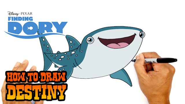 How to Draw Destiny | Finding Dory