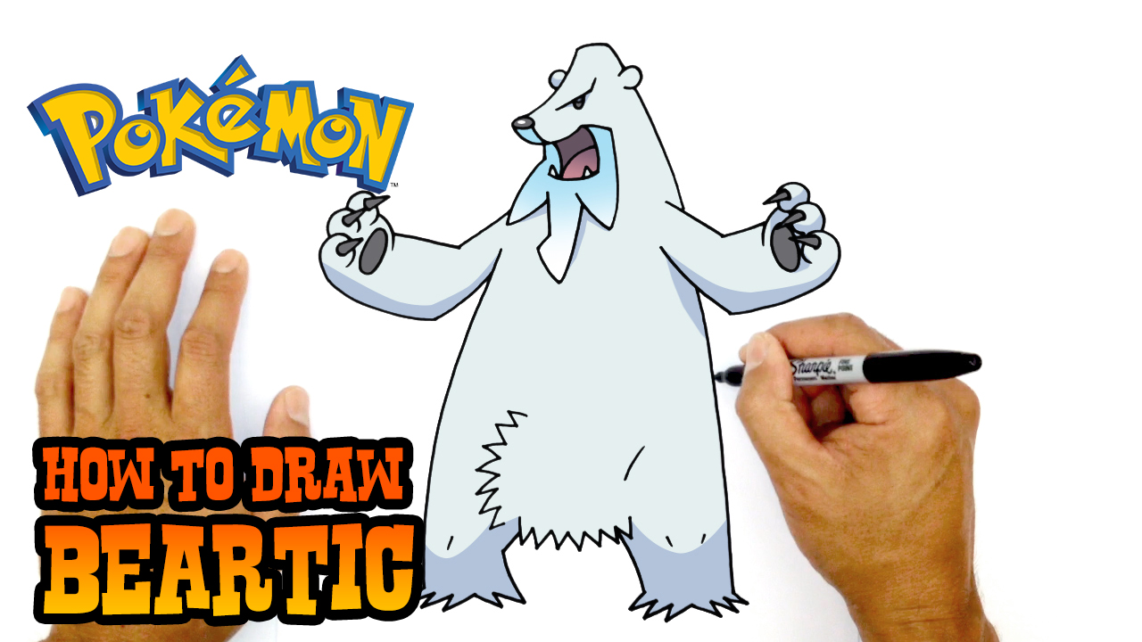 How to Draw Beartic | Pokemon