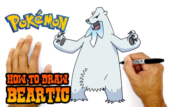 How to Draw Beartic | Pokemon