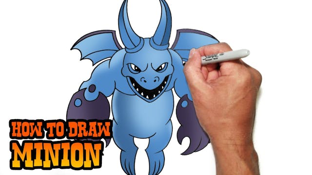 How to Draw Minion | Clash of Clans