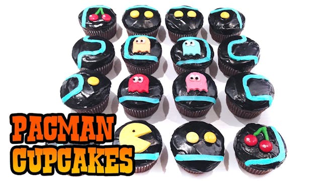 How to Make Pacman Cupcakes | Epic Ba...