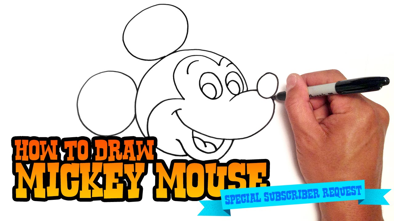 How to Draw Mickey Mouse