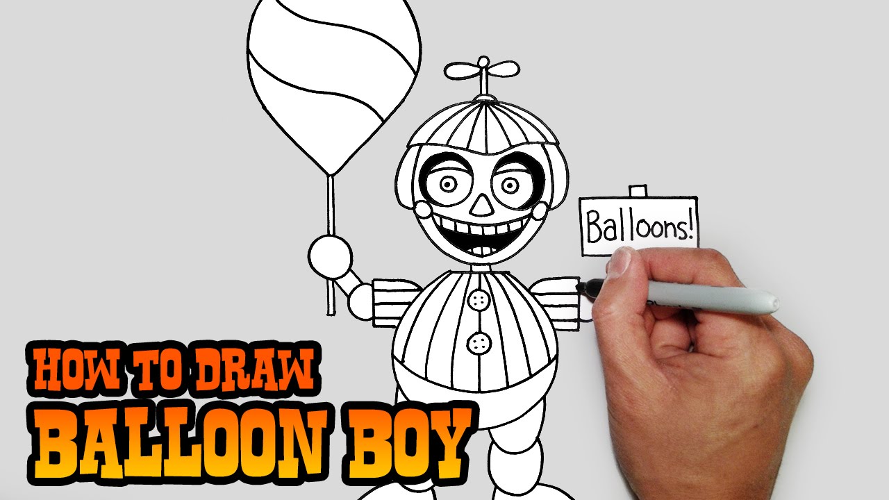 How to Draw Balloon Boy