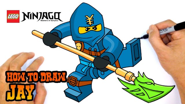 How to Draw Jay | Ninjago