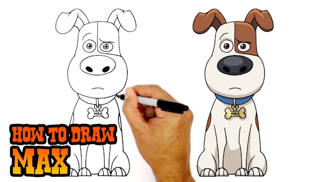 How to Draw Max | Secret Life of Pets