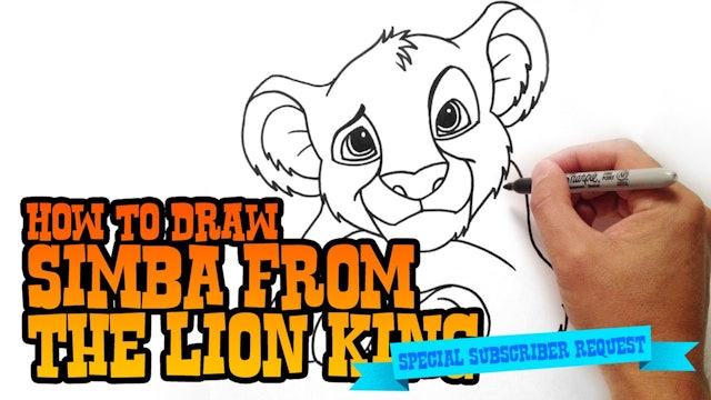 How to Draw Simba | Lion King