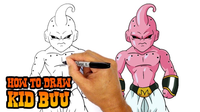 How to Draw Kid Buu | Dragon Ball Z