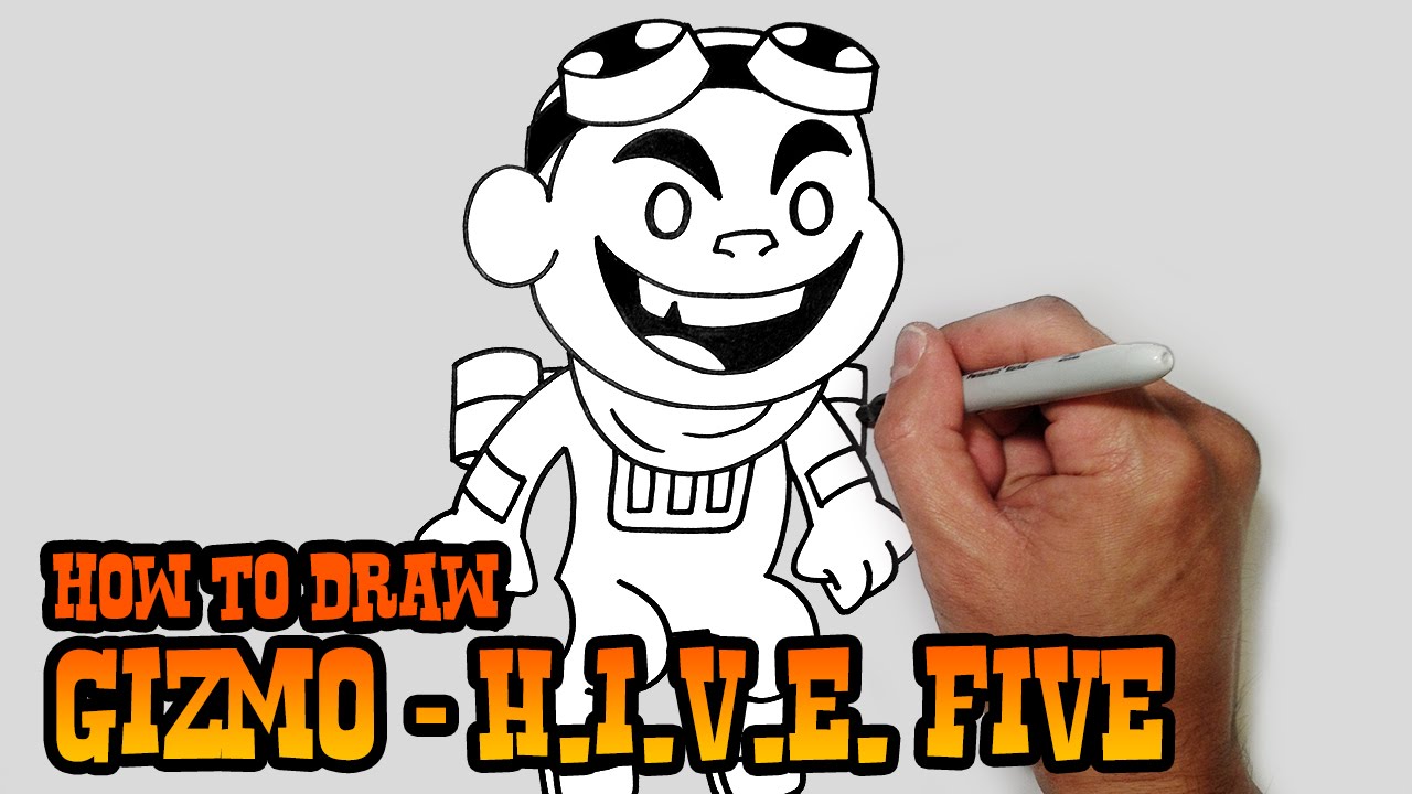 How to Draw Gizmo | Teen Titans GO!