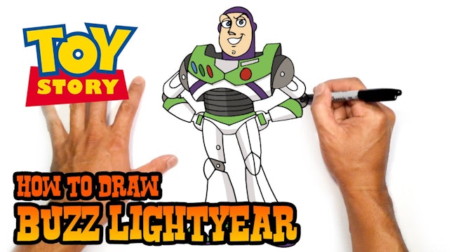 How to Draw Buzz Lightyear | Toy Story