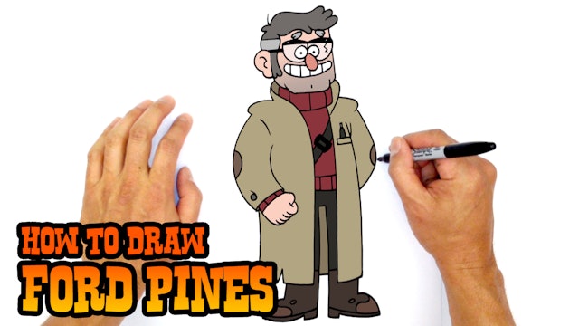 How to Draw Ford Pines | Gravity Falls
