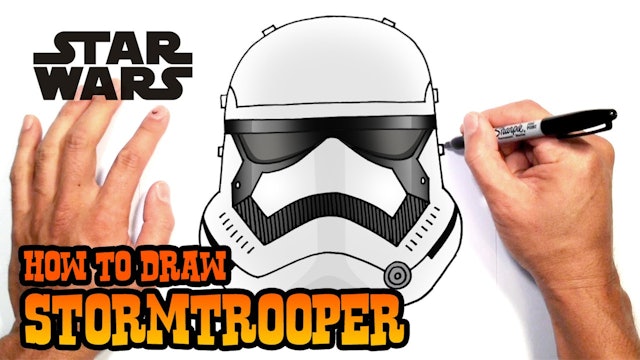 How to Draw a Stormtrooper | Star Wars