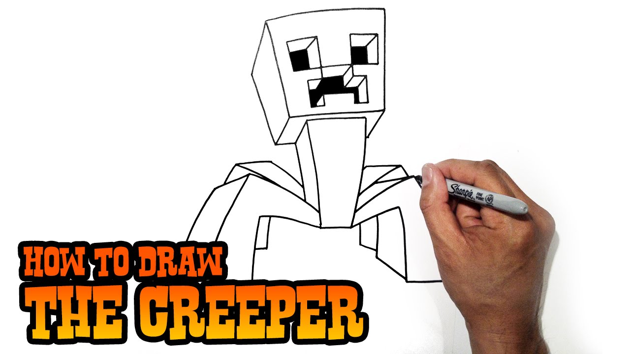 How to Draw the Creeper | Minecraft