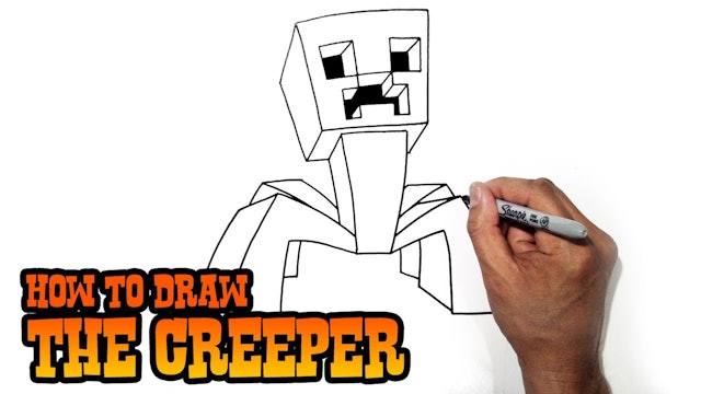 How to Draw the Creeper | Minecraft