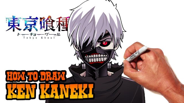 How to Draw Kaneki | Tokyo Ghoul