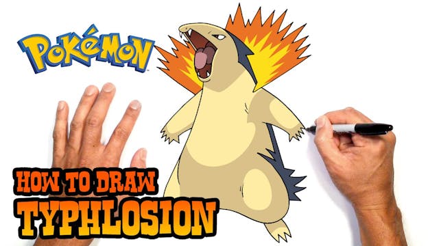 How to Draw Typhlosion | Pokemon