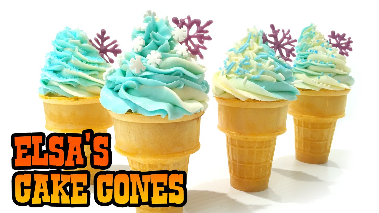 How to Make Elsa's Cake Cones | Epic Baking