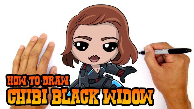 How to Draw Chibi Black Widow | Civil...