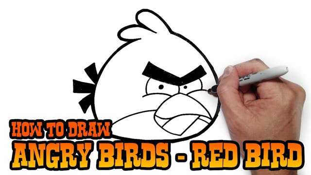 How to Draw Red | Angry Birds