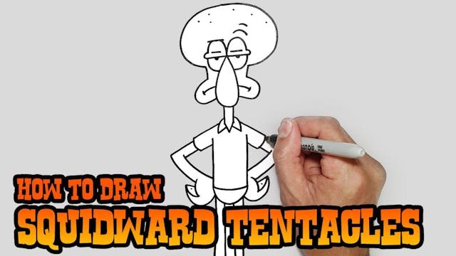 How to Draw Squidward Tentacles | Spo...