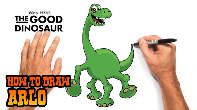 How to Draw Arlo | The Good Dinosaur