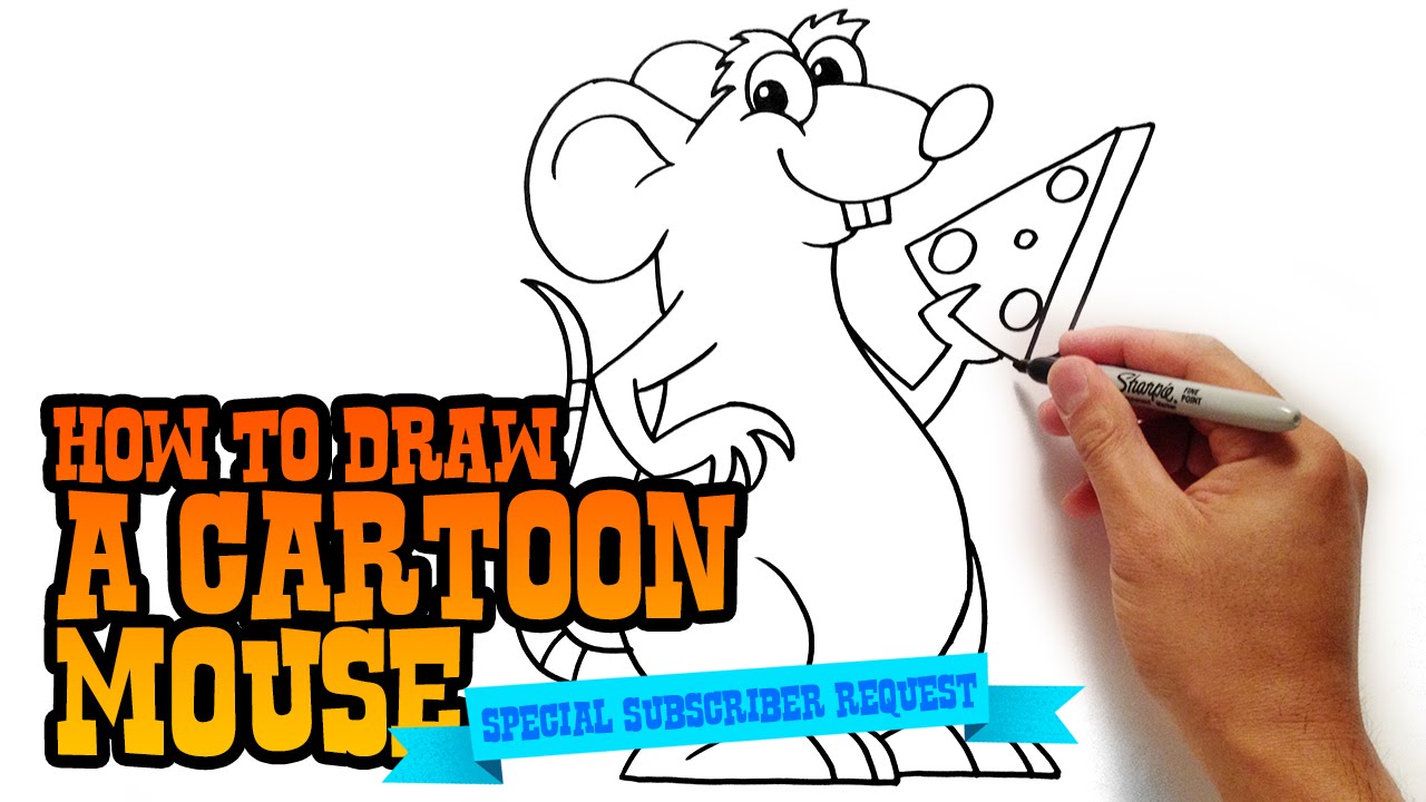 How to Draw a Cartoon Mouse