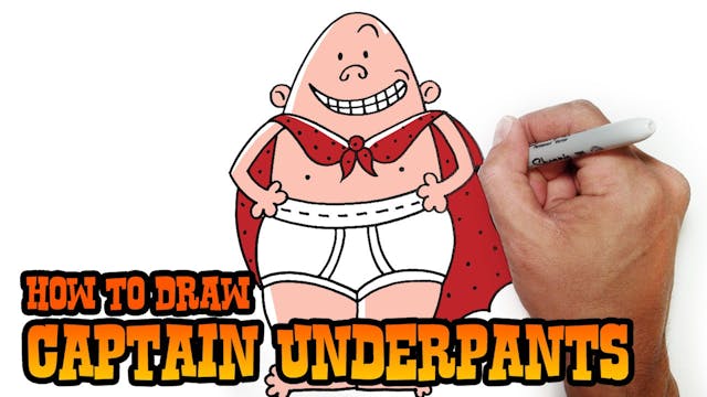 How to Draw Captain Underpants