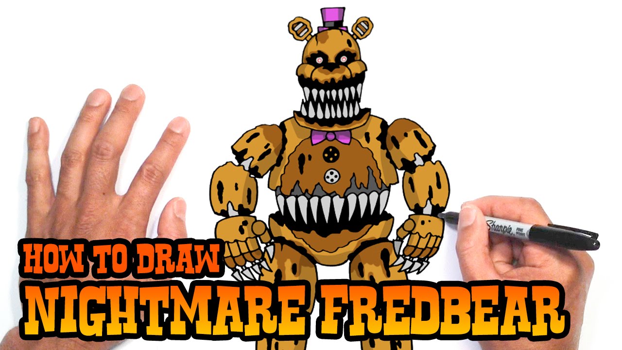 How to Draw Nightmare Fredbear