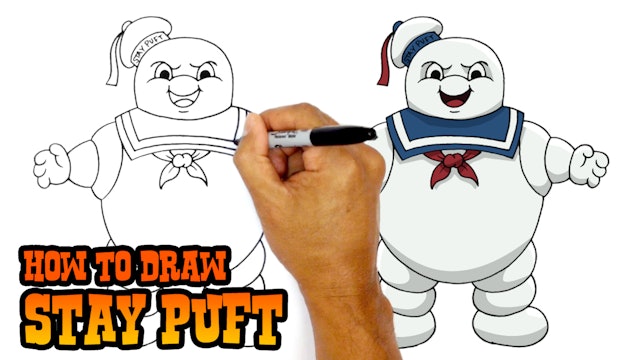 How to Draw Stay Puft | Ghostbusters