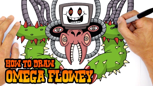How to Draw Omega Flowey | Undertale
