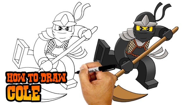 How to Draw Cole | Ninjago
