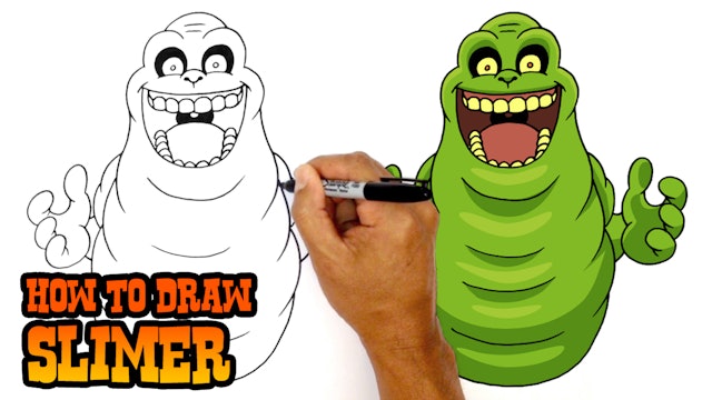 How to Draw Slimer | Ghostbusters