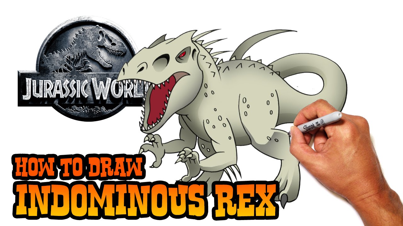 How to Draw Indominous Rex | Jurassic World