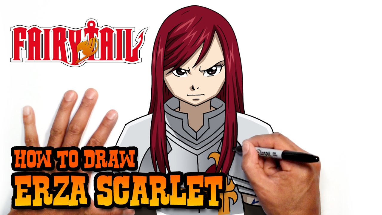 How to Draw Erza Scarlet | Fairy Tail