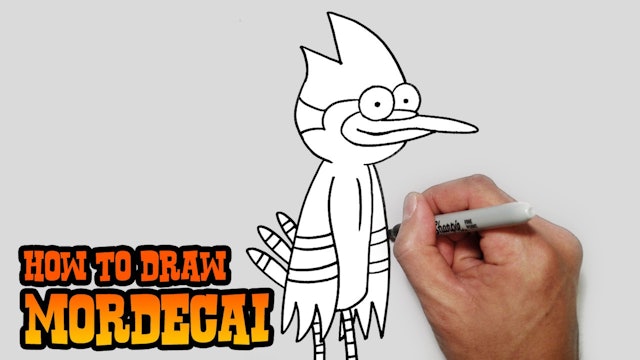 How to Draw Mordecai | Regular Show