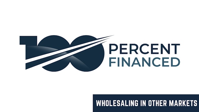 Wholesaling In Other Markets (WRE)