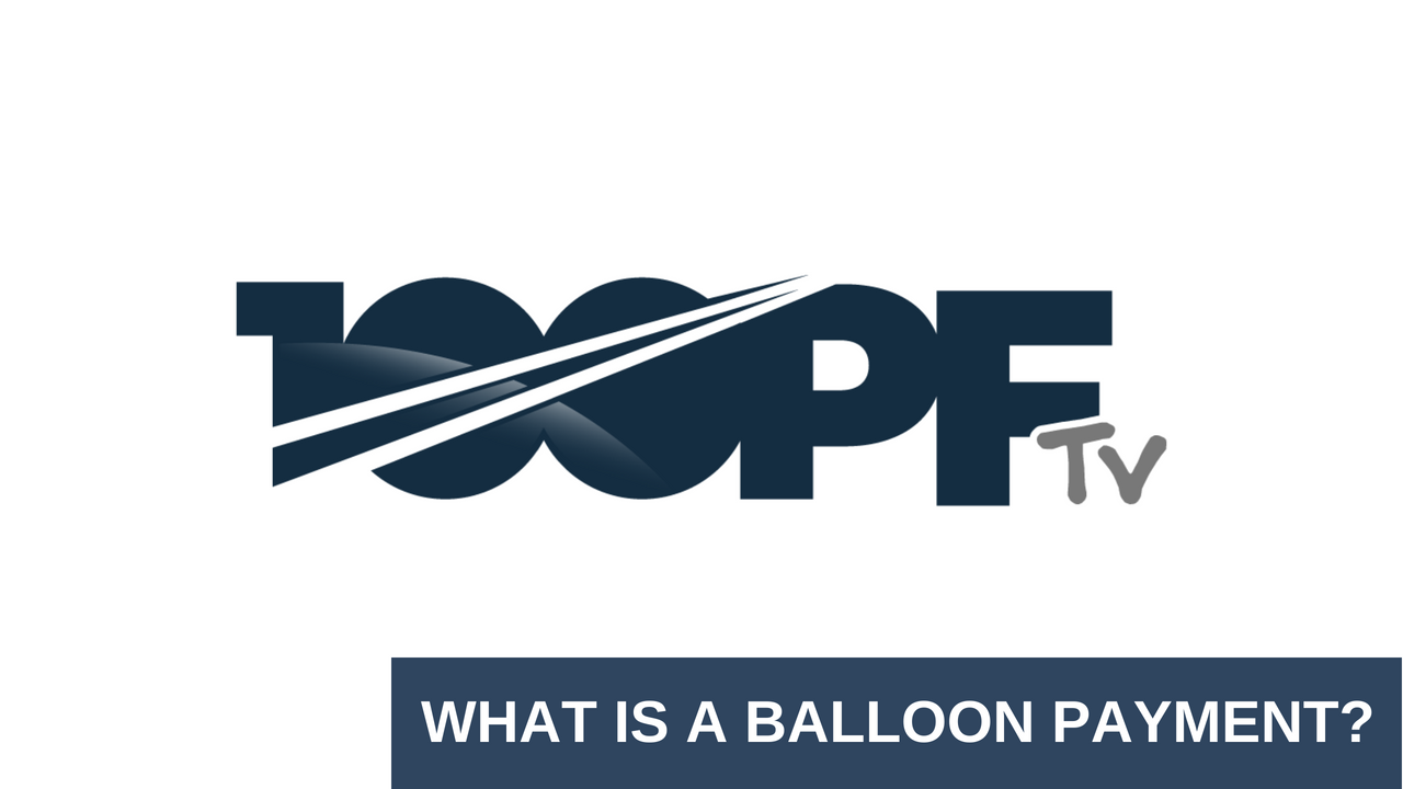 What Is A Balloon Payment