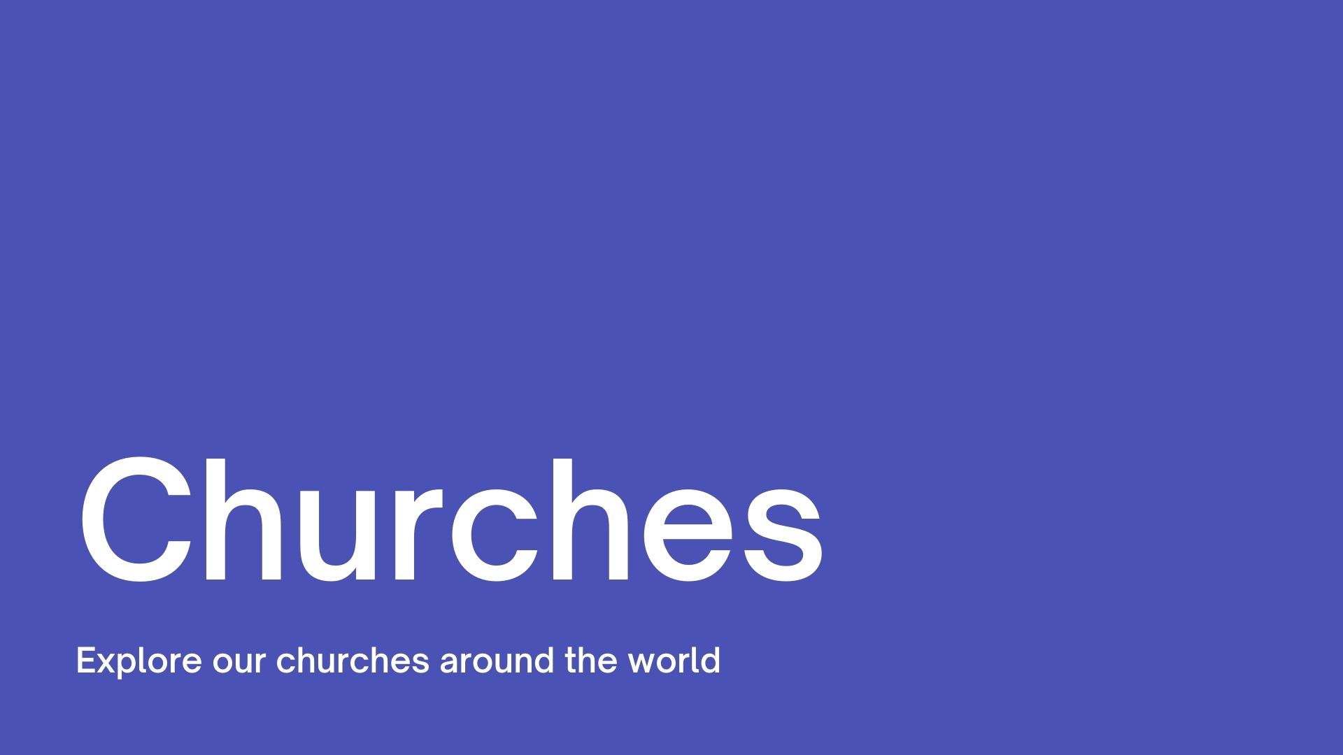 Churches