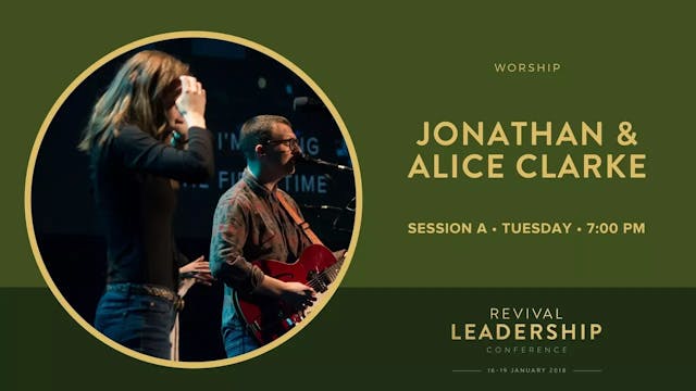 Worship with Jonathan & Alice Clarke ...