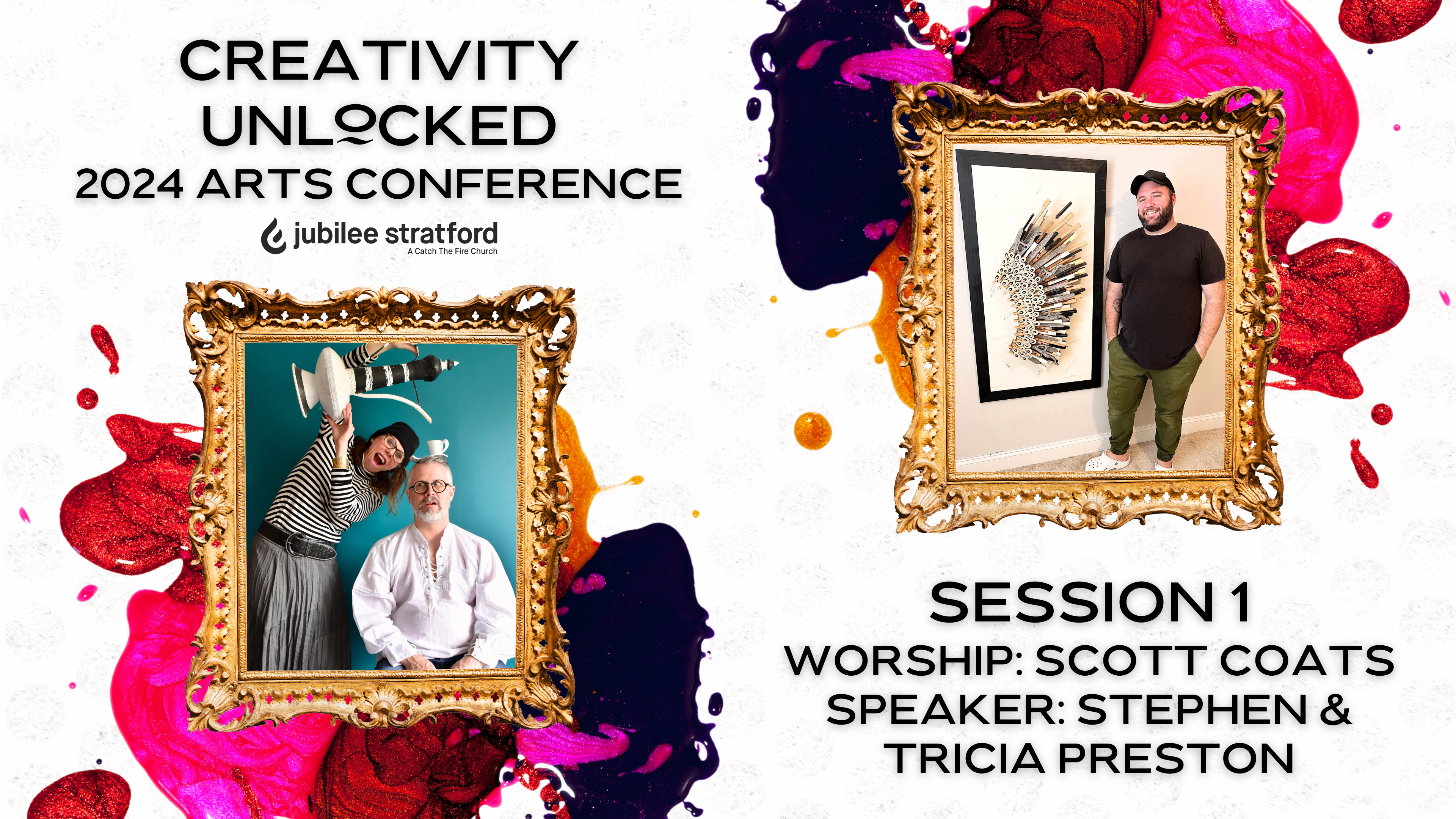 Creativity UnLocked 2024 Session 1: Stephen & Tricia Preston