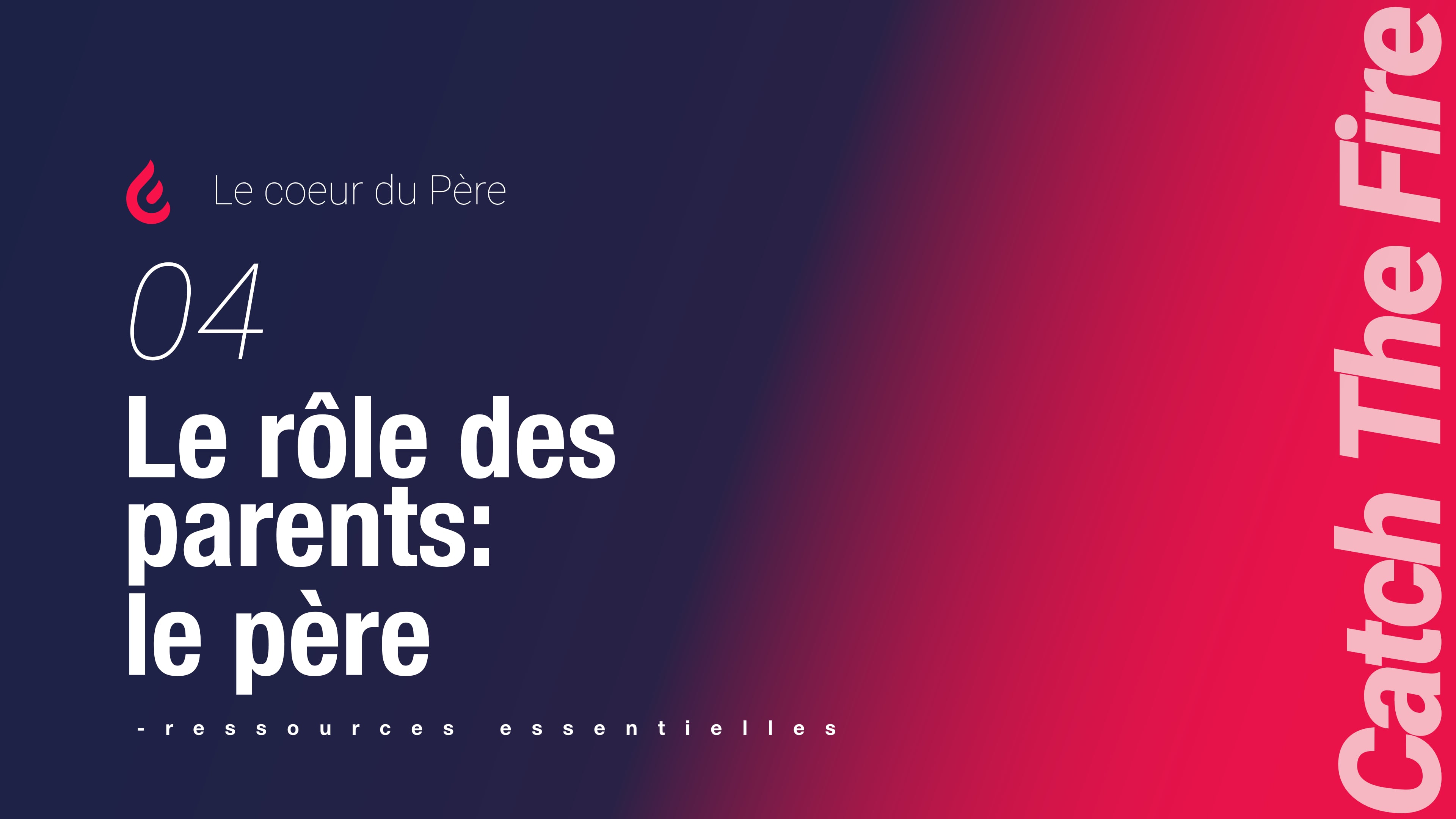 Le coeur du Père | 04 Le rôle des parents - le père