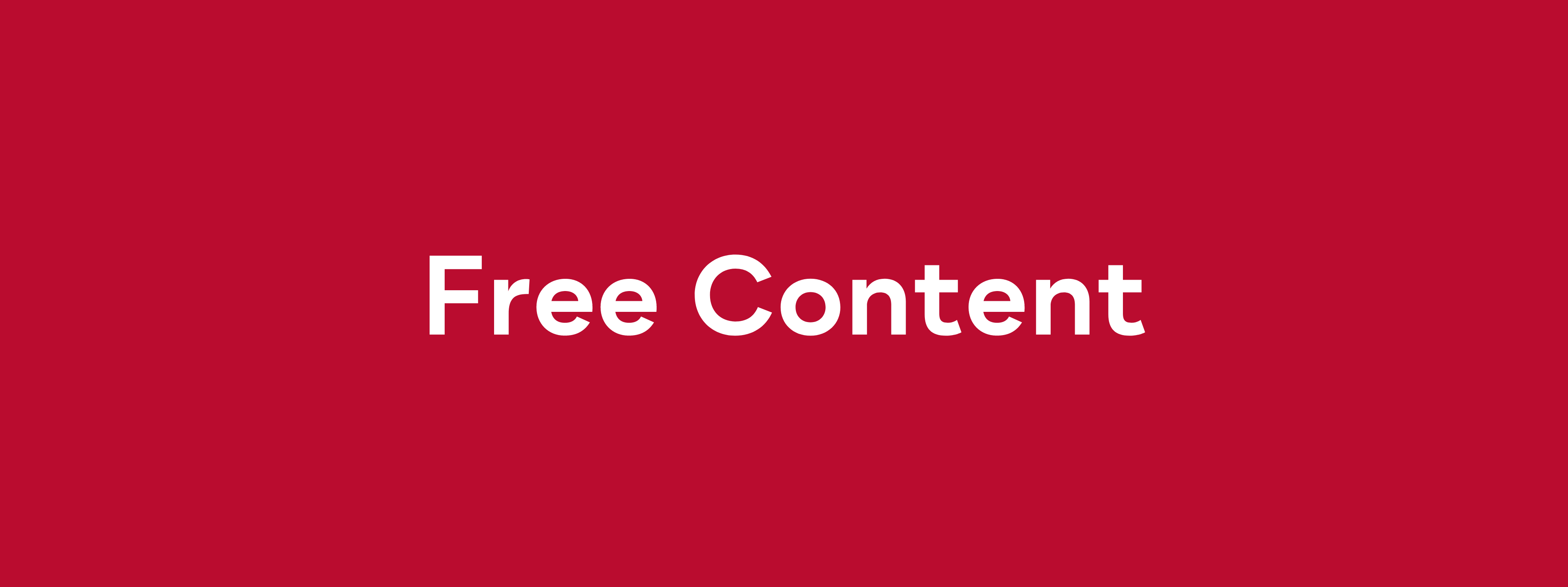 Free Content