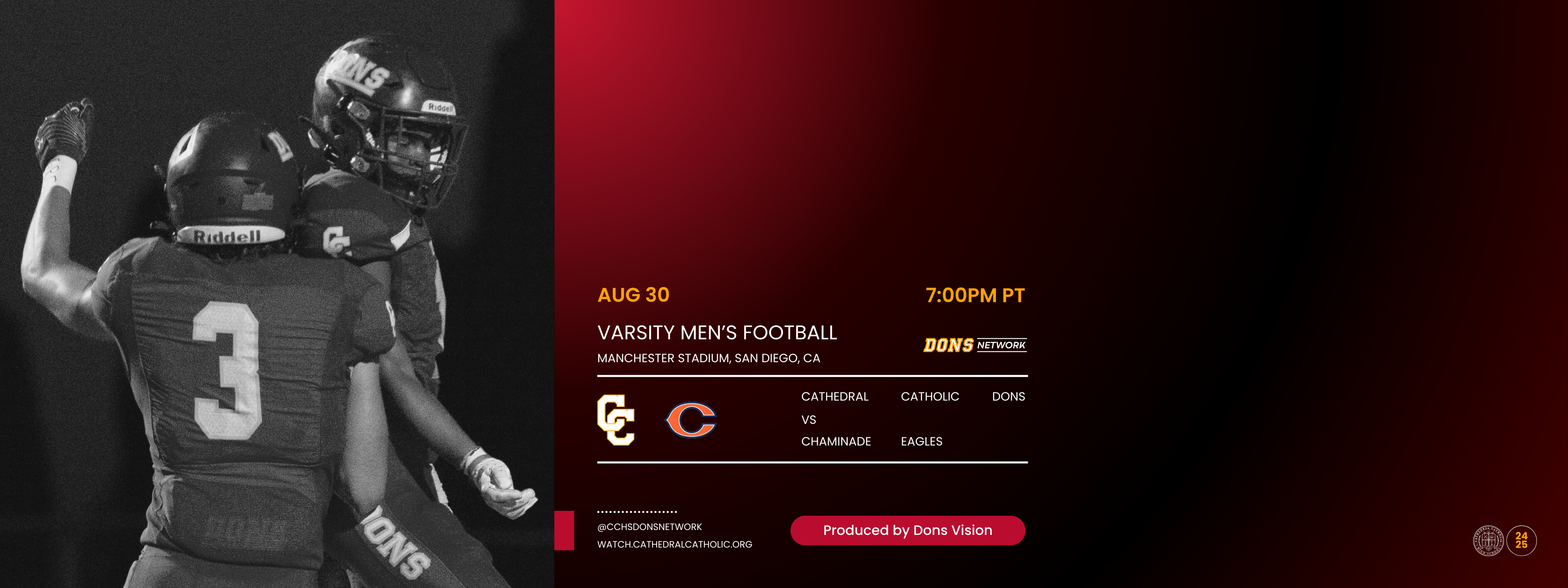 Cathedral Catholic Dons VS Chaminade Eagles