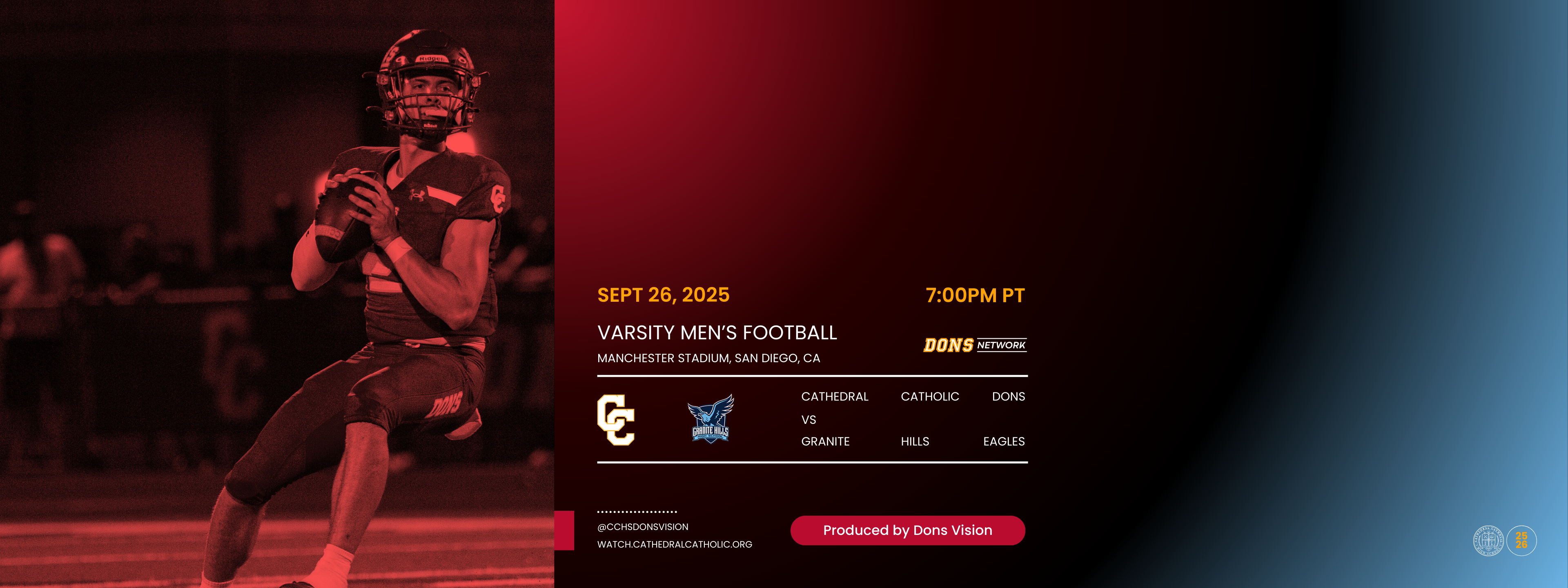 CCHS vs Granite Hills - September 05, 2025