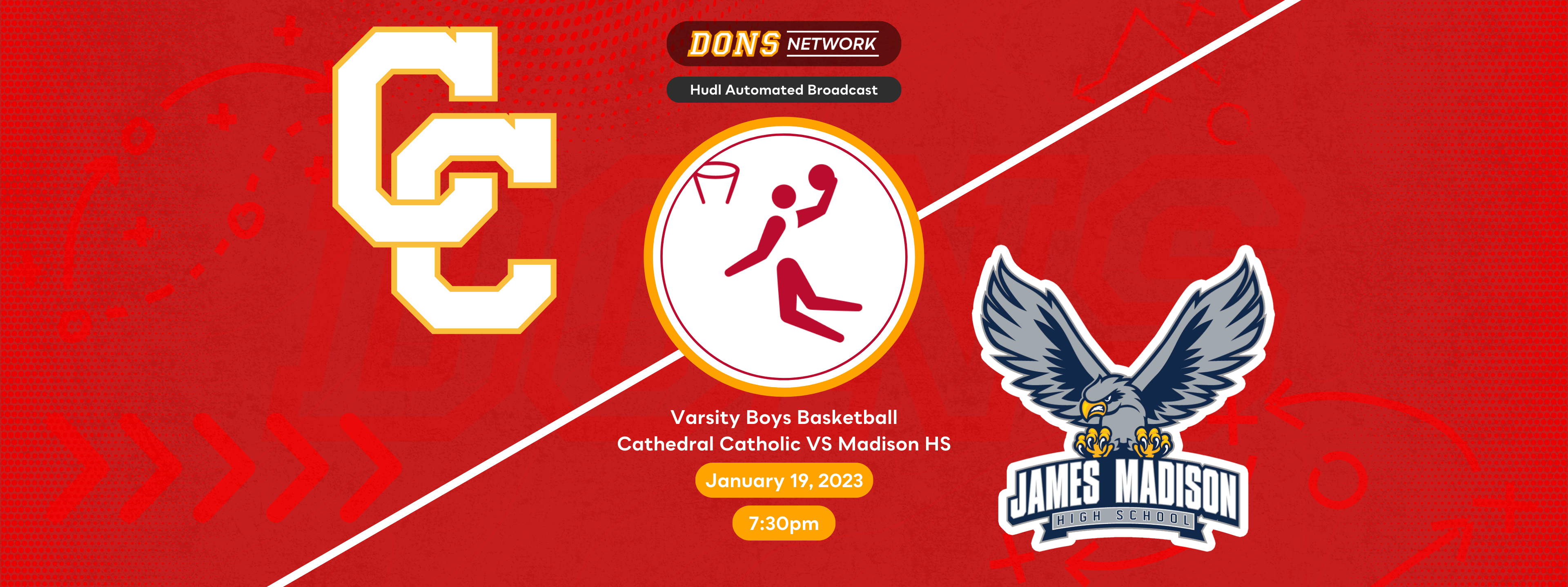 Cathedral Catholic VS Madison HS - Varsity Men's Basketball