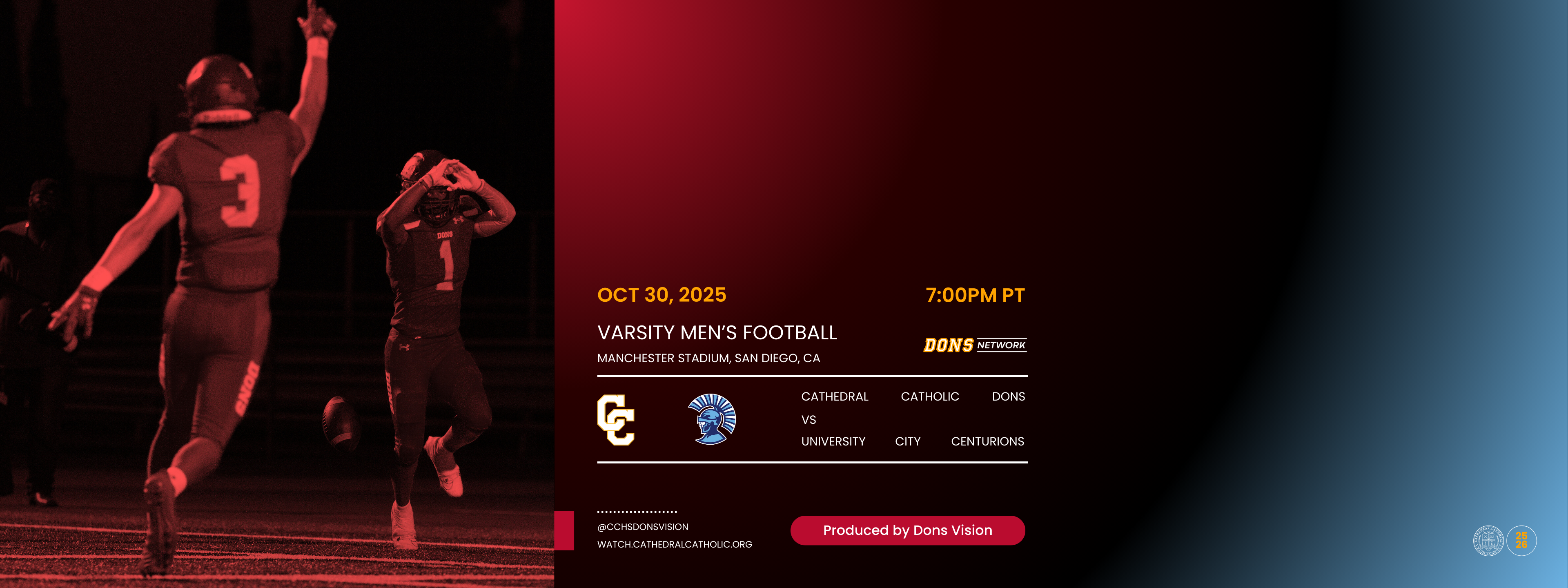 CCHS vs University City - October 30, 2025