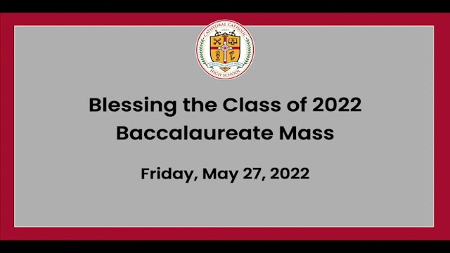 Cathedral Catholic High School Baccalaureate Mass and Awards Ceremony.