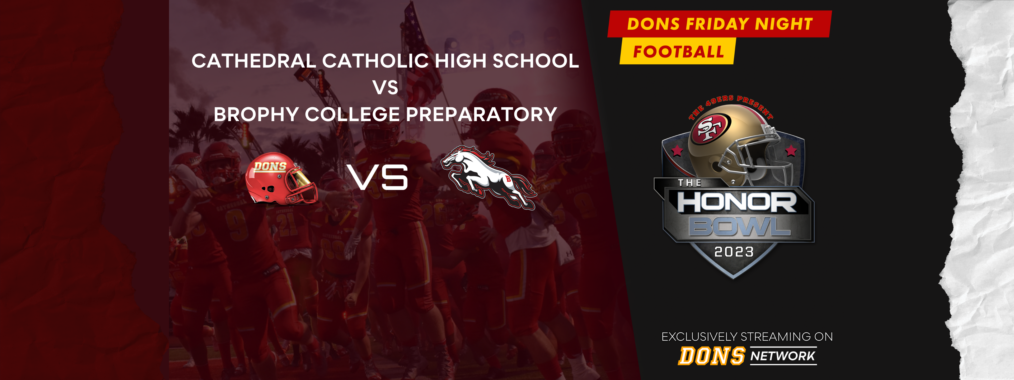 2023 So Cal Honor Bowl: Cathedral Catholic (CA) vs. Brophy Prep (AZ) - Part 1